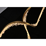 Подвесной светильник обрамленный элементами в виде кристаллов Smooth Shine варинант исполнения - 4 | Loft Concept во Владивостоке