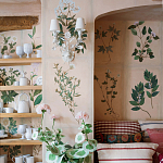 Обои ручная роспись Botanical Studies Cutter colourway варинант исполнения - 3 | Loft Concept во Владивостоке