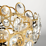 Люстра подвесная из золотых колец 57 см Golden Circles варинант исполнения - 8 | Loft Concept во Владивостоке