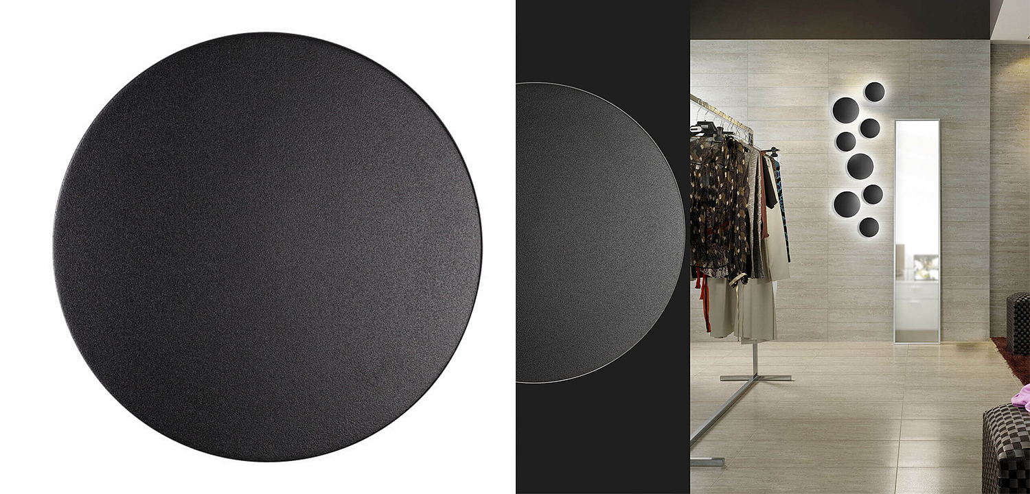 Бра Disco Piatto Black Sconce Бра Disco Piatto Black Sconce - Loft-Concept во Владивостоке