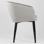 Мягкое кресло на металлических ножках Shaggy Grey варинант исполнения - 2 | Loft Concept во Владивостоке