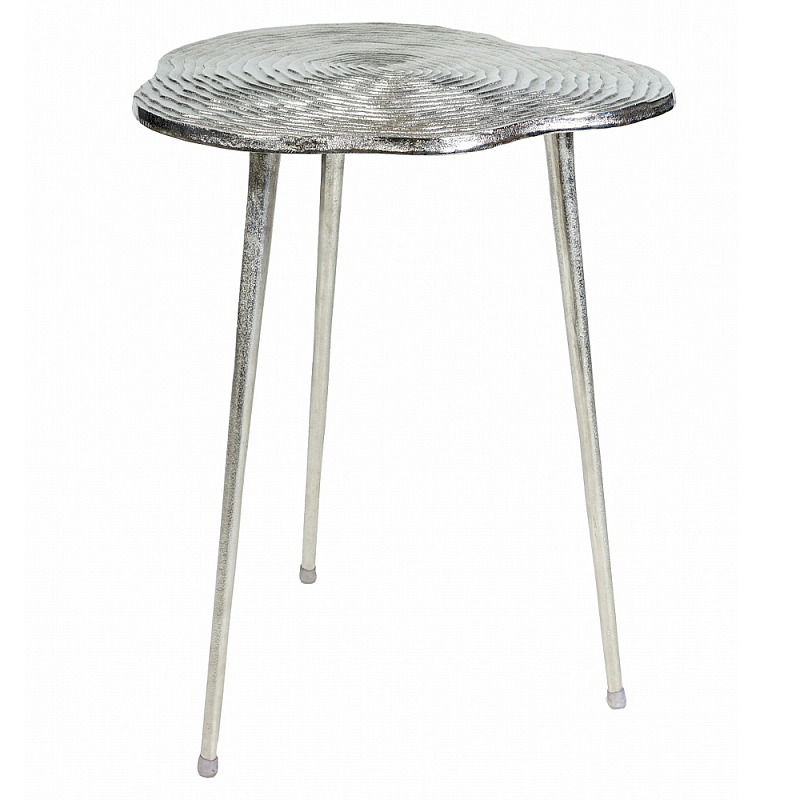 Металлический кофейный столик Puddle Silver Серебристый Металлический кофейный столик Puddle Silver Серебристый во Владивостоке | Loft Concept