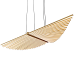 Люстра в виде распахнутых крыльев из тонких металлических планок Flight of Freedom варинант исполнения - 4 | Loft Concept во Владивостоке