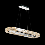 Люстра овальная с мозаичным хрустальным оформлением Sparks of Crystal варинант исполнения - 4 | Loft Concept во Владивостоке