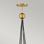 Подвесной светильник с шестью прозрачными стеклянными шарообразными плафонами Hinkley варинант исполнения - 5 | Loft Concept во Владивостоке