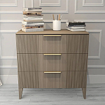 Комод коричневого цвета с 3-мя ящиками Harper Line варинант исполнения - 1 | Loft Concept во Владивостоке