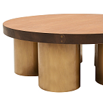Круглый кофейный стол Stokes Coffee Table варинант исполнения - 3 | Loft Concept во Владивостоке