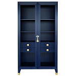 Дизайнерский шкаф витрина Elsa Dreams Blue с 4-мя ящиками варинант исполнения - 9 | Loft Concept во Владивостоке