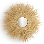 Зеркало с бахромой из растительных волокон WICKER MIRROR 120 варинант исполнения - 1 | Loft Concept во Владивостоке
