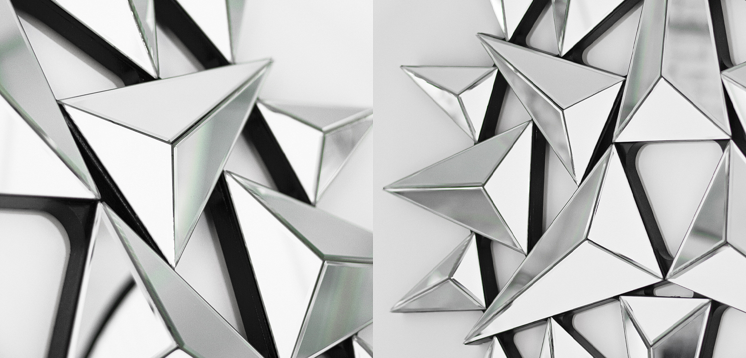 Арт-объект на стену Mirror Spikes Арт-объект на стену Mirror Spikes - Loft-Concept во Владивостоке