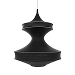 Подвесной вязаный черный светильник «Моника» варинант исполнения - 1 | Loft Concept во Владивостоке