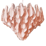 Люстра из стекляных розовых лепестков Petalled Illuminator варинант исполнения - 3 | Loft Concept во Владивостоке