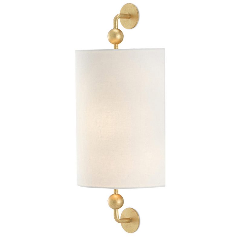 Бра светодиодное с полукруглым тканевым абажуром Sconce on Bracket Серебряный Золотой Бра светодиодное с полукруглым тканевым абажуром Sconce on Bracket Серебряный Золотой во Владивостоке | Loft Concept