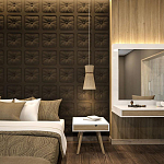 Гипсовая 3D Панель M-106 варинант исполнения - 1 | Loft Concept во Владивостоке