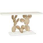 Консоль прямоугольная белая с основанием в виде кактуса Cactus варинант исполнения - 1 | Loft Concept во Владивостоке