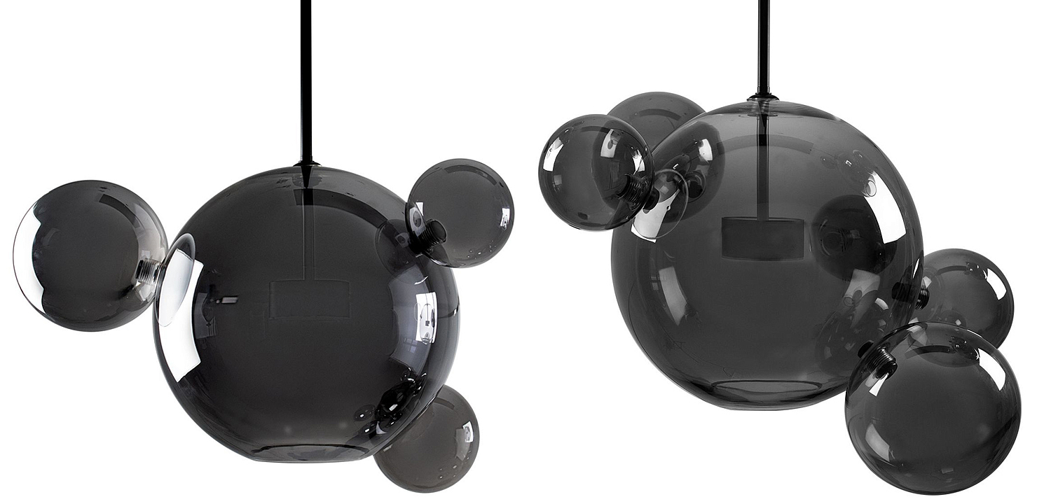 Люстра Bolle Circular Chandelier 14 BUBBLE Giopato & Coombes smoky Люстра Bolle Circular Chandelier 14 BUBBLE Giopato & Coombes smoky - Loft-Concept во Владивостоке