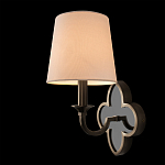 Бра с белым текстильным абажуром и фигурным основанием с зеркальной вставкой Vitorino варинант исполнения - 15 | Loft Concept во Владивостоке