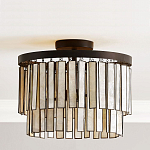 Потолочный светильник с подвесами из перламутра Unique Shine Effect варинант исполнения - 2 | Loft Concept во Владивостоке