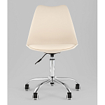 Офисный стул на металлическом основании EGGERY Beige пластик варинант исполнения - 5 | Loft Concept во Владивостоке