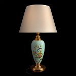 Настольная лампа голубая с изображением птиц Slip Away варинант исполнения - 2 | Loft Concept во Владивостоке