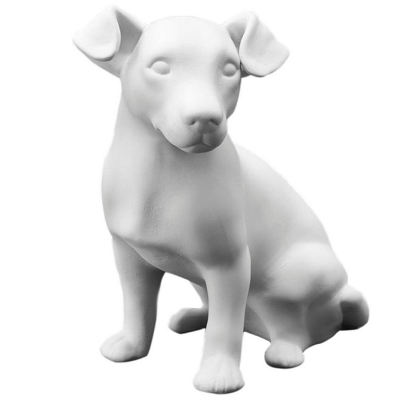 Статуэтка Jack Russel Bisc. Белый Статуэтка Jack Russel Bisc. Белый во Владивостоке | Loft Concept