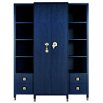 Большой шкаф с витриной Elsa Dreams Blue варинант исполнения - 7 | Loft Concept во Владивостоке