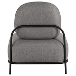 Кресло в серой рогожке  COLOR BLOCK варинант исполнения - 4 | Loft Concept во Владивостоке