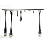 Дизайнерская Консоль Melting Silver Console Zhipeng Tan варинант исполнения - 1 | Loft Concept во Владивостоке