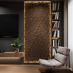 Гипсовая 3D панель с принтографией PM-50 варинант исполнения - 4 | Loft Concept во Владивостоке