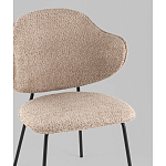 Стул Bellamy букле кофейный варинант исполнения - 2 | Loft Concept во Владивостоке