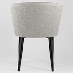 Мягкое кресло на металлических ножках Shaggy Grey варинант исполнения - 4 | Loft Concept во Владивостоке