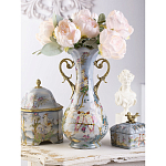 Ваза фарфоровая с попугаями Gaya варинант исполнения - 9 | Loft Concept во Владивостоке