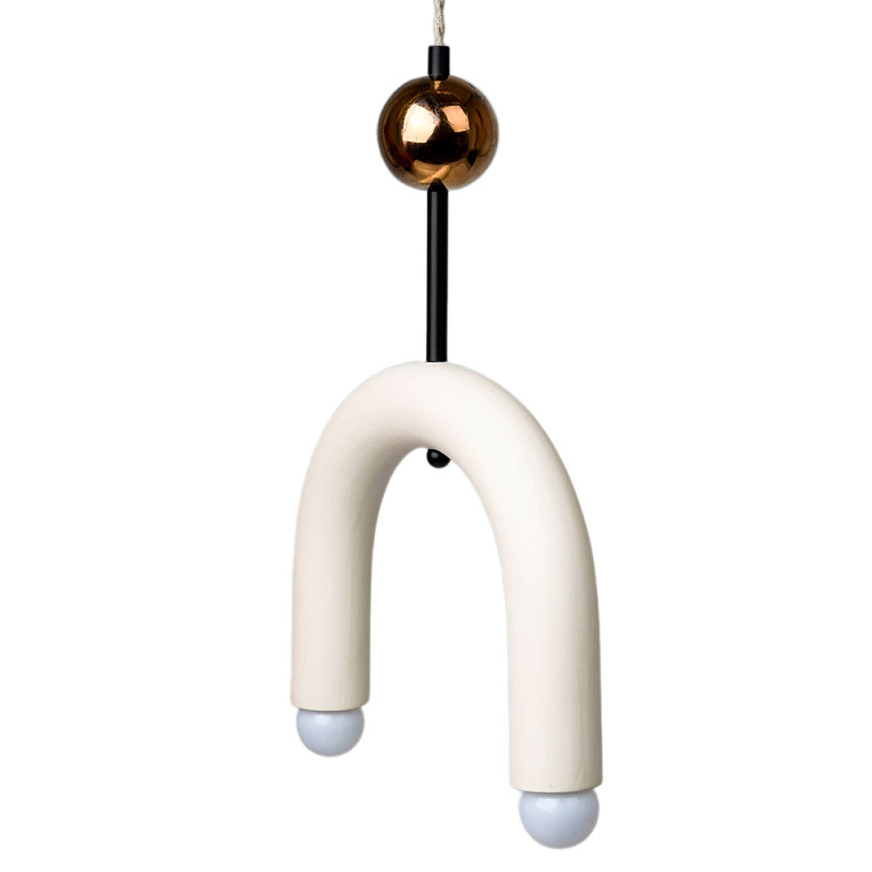 Подвесной светильник MOROSHKA arc [white] Белый Бронза во Владивостоке | Loft Concept 