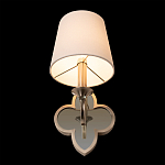 Бра с белым текстильным абажуром и фигурным основанием с зеркальной вставкой Vitorino варинант исполнения - 23 | Loft Concept во Владивостоке