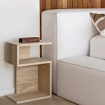 Дизайнерский журнальный стол фигурный с полками Gulip варинант исполнения - 2 | Loft Concept во Владивостоке