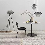 Торшер с трехъярусным плафоном из металлической сетки Metal Mesh Floor Lamp варинант исполнения - 2 | Loft Concept во Владивостоке