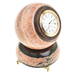 Часы настольные в виде шара из натурального камня Ball Stone Clock варинант исполнения - 2 | Loft Concept во Владивостоке