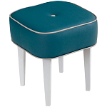 Квадратный мягкий пуф на белых ножках Winton Pouf Square варинант исполнения - 13 | Loft Concept во Владивостоке