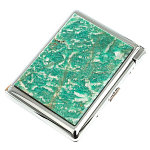 Портсигар с газовой зажигалкой из натурального камня Амазонит Stone Cigarettes Cases варинант исполнения - 6 | Loft Concept во Владивостоке