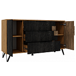 Комод с 3-мя ящиками и дверцей Stone Effect варинант исполнения - 4 | Loft Concept во Владивостоке