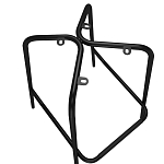 Барный стул со спинкой и подлокотниками на 4-х металлических ножках Douglas Rhombus Серый Велюр варинант исполнения - 6 | Loft Concept во Владивостоке