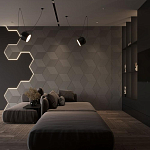 Гипсовая 3D Панель M-52 варинант исполнения - 1 | Loft Concept во Владивостоке