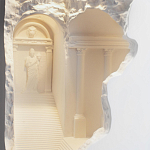 Встраиваемый в стену гипсовый светильник под покраску в античном стиле Antiquity Athena варинант исполнения - 9 | Loft Concept во Владивостоке