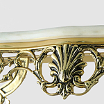 Консоль из бронзы с мраморной столешницей Bronze De Console варинант исполнения - 1 | Loft Concept во Владивостоке