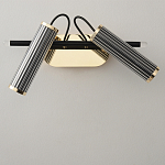 Бра с двумя цилиндрическими плафонами на магнитном креплении Bronze Concert варинант исполнения - 3 | Loft Concept во Владивостоке