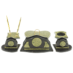 Настольный письменный набор из змеевика из 7-ми элементов Successful Leader варинант исполнения - 3 | Loft Concept во Владивостоке