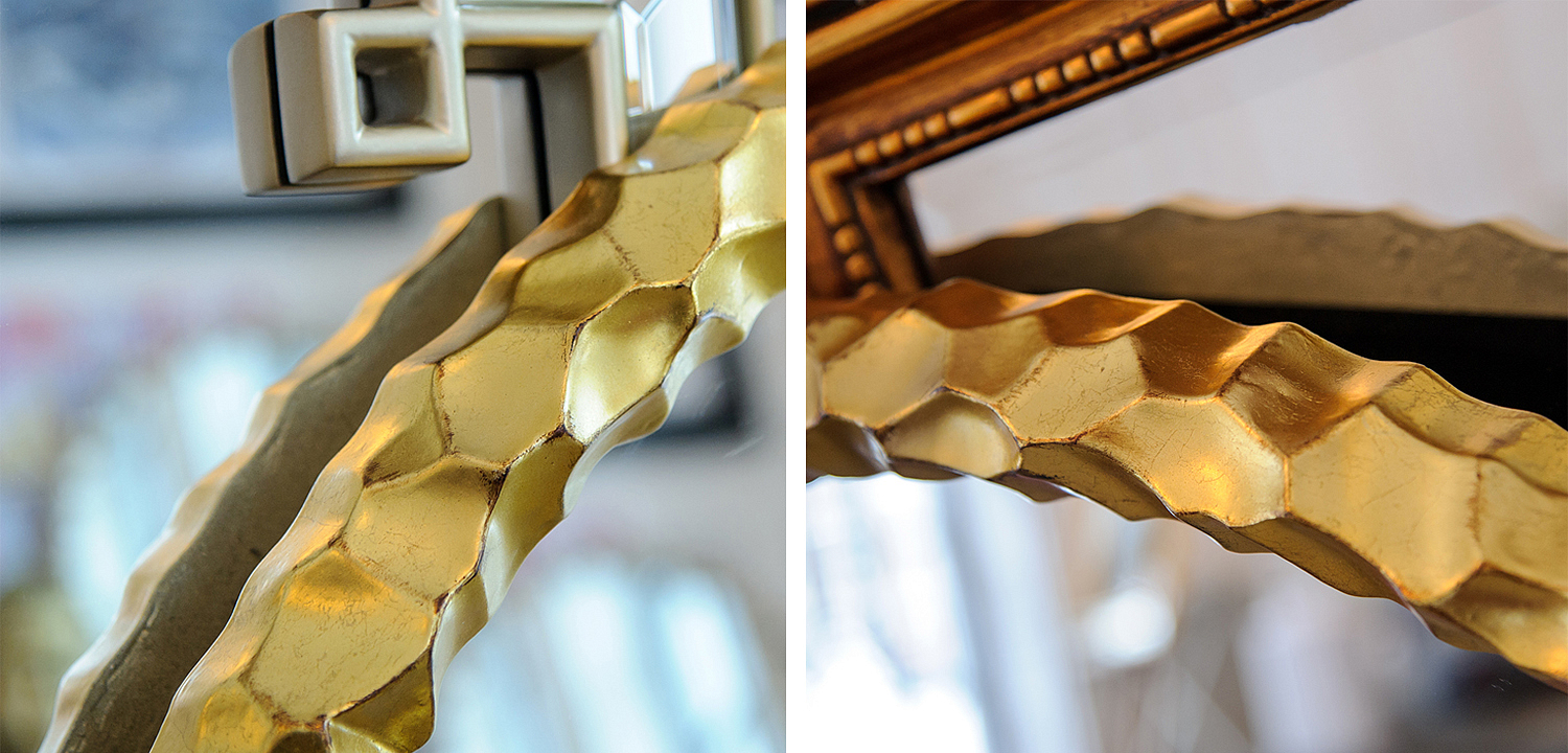 Зеркало Reginald Mirror round gold Зеркало Reginald Mirror round gold - Loft-Concept во Владивостоке