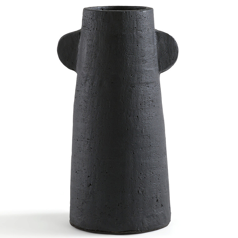 Ваза Serené Ceramic Vase Черная Черный Ваза Serené Ceramic Vase Черная Черный во Владивостоке | Loft Concept