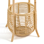 Напольная вешалка с корзиной из ротанга Trina Wicker Floor Hanger варинант исполнения - 5 | Loft Concept во Владивостоке
