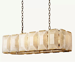 Люстра с абажуром из прямоугольных мраморных панелей Calling to Shine варинант исполнения - 3 | Loft Concept во Владивостоке